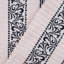 Ensemble de serviettes en coton de poids moyen avec bordure à motif floral et garniture à méandres de six articles Mikira Athens-1702117533