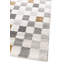 Tilly-Mae Soft low Pile Chequered Cream Rug-641753052