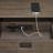 Dahlia King Size Upholstered Bed LED Headboard and USB A + C Side Tables in Chenille Fabric, Light Gray-1721335582-1711737537