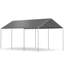 10 pi. L 20 pi. D Abri d'auto, garage imperméable et protégé contre les rayons UV, auvent extérieur-107102414