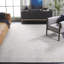 Tapis gris en viscose touffeté Urbina-33133079