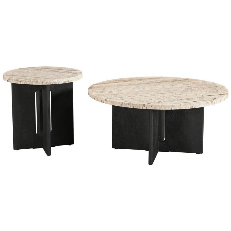 Ensemble de tables basses 2 pièces Fabrique