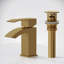 Robinet de salle de bain monotrou Waterfall, robinet d'évier à poignée simple avec bonde-124462312