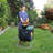 28 Plastic Outdoor Tumbler Composter with Latching Lid