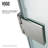 Rialto 34" W x 58" H Hinged Frameless Tub Door with with 5/16" Glass-17795473