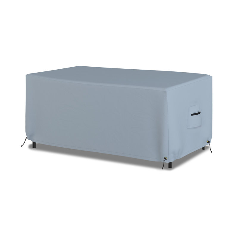 Outdoor Patio Table Cover, 61cm H x 243.8cm W x 111.8cm D, Grey