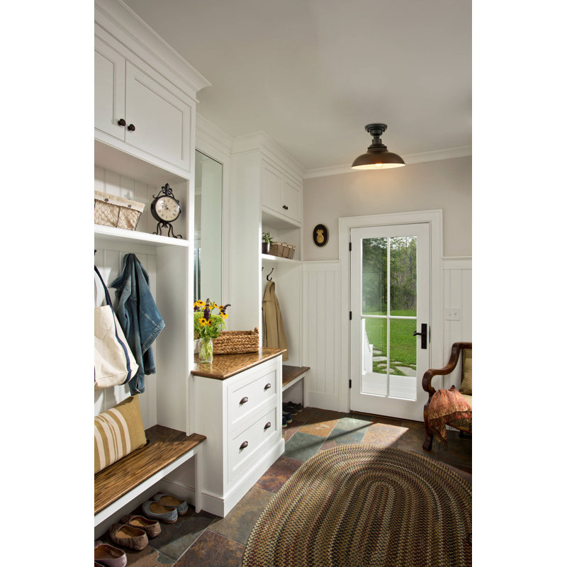 Ionathan Semi Flush Mount, Matte Black