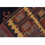 Tapis oriental noir / rouge en laine 6 pi 3 po x 9 pi 6 po Palomares