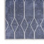 8' X 10' Blue And Ivory Geometric Power Loom Washable Area Rug-209384826