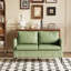 Causeuse moderne en similicuir de 51 po-1857327970