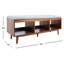 Banc de rangement en bois avec tablettes-1927061991