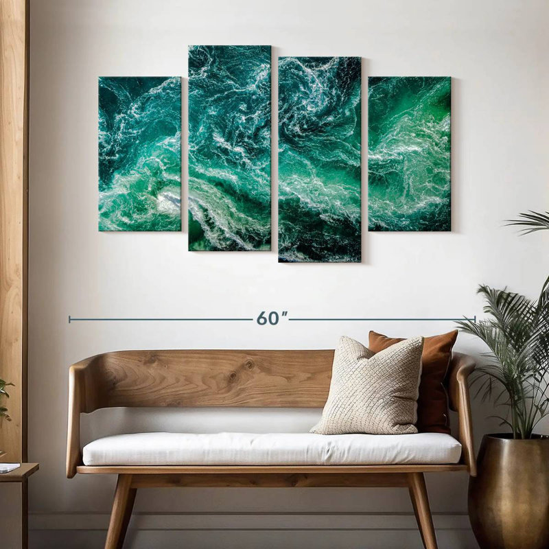 Gillard Sea Meets River, 32'' H x 52'' W
