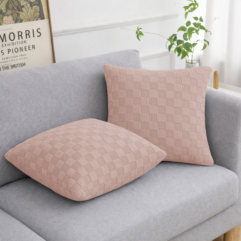 Square Cushion Cover, PINK
