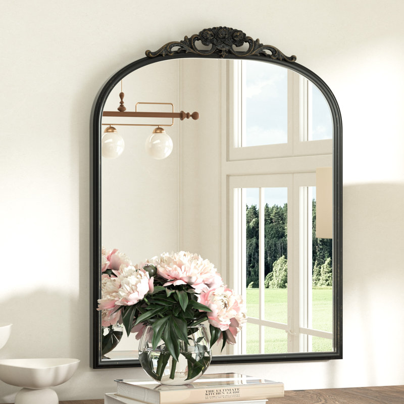 Miroir mural Arnott, Noir antique, 30 po x 24 po