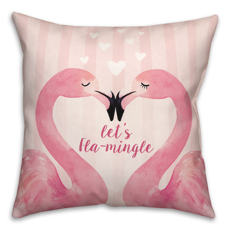 Coussin Flamingo Mistletoe