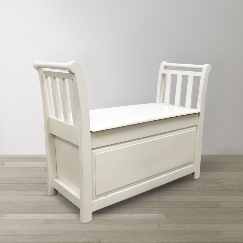Upholstered Bench with Flip Top