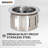 Sunjoy 28 Inch Extra Tall Hexagonal Smokeless Fire Pit with Removable Ash Pan, Portable Wood Burning Outdoor Fireplace with PVC Weather Cover & Fire Poker, Ideal for Patio, Camping & Backyard, Black-93590394