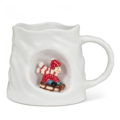 Mountain Look Mug With Tobogganer