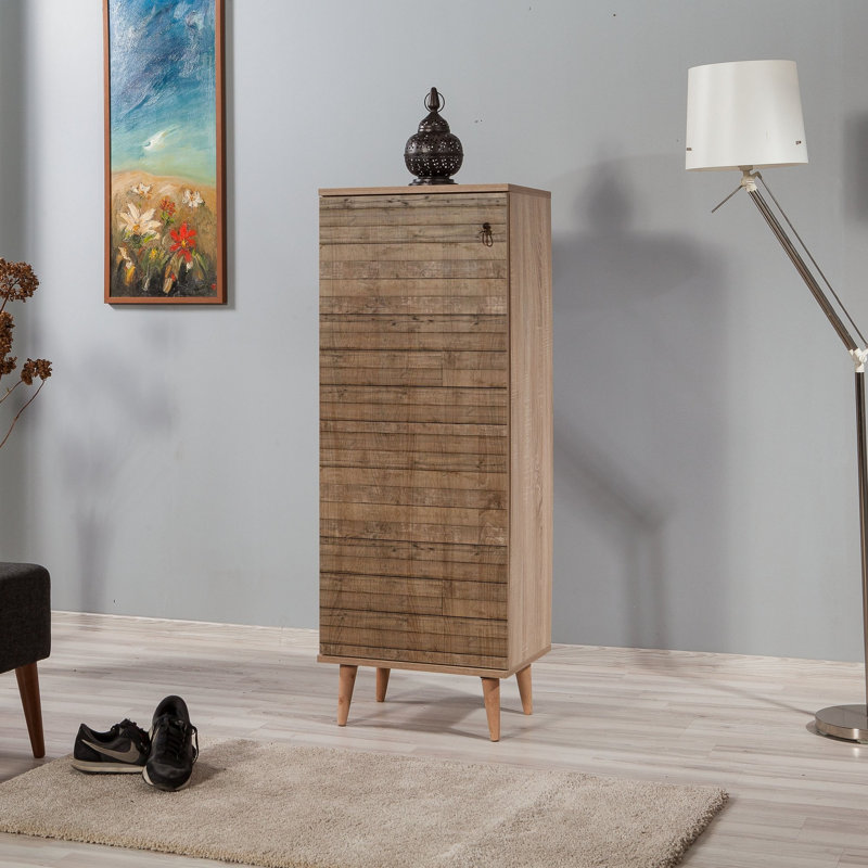 16 Pair Shoe Storage Cabinet