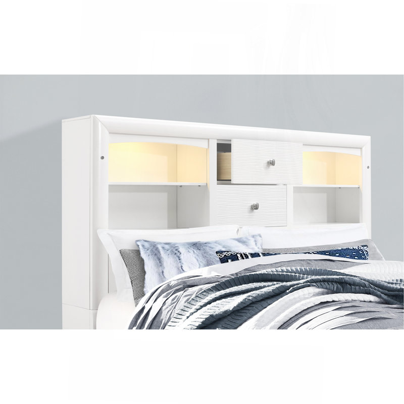Civic White Full Bed