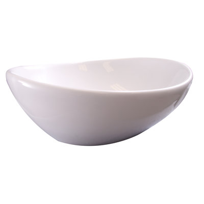 Barclay 13.12'' White Vitreous China Oval Bathroom Sink