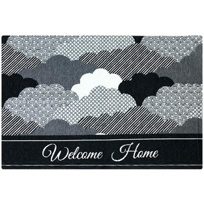 Enique 32 in. x 20 in. Non Slip Indoor Door Mat