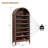 71" Tall Arched Bookcase with Adjustable Shelves, Narrow Wooden Bookshelf, 7 Tier Freestanding Storage Display Shelf for Living Room, Bedroom, Entryway-523001669