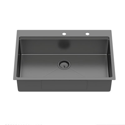 Évier de cuisine en acier T304 peu encombrant avec accessoires multifonctionnels pour la cuisine moderne