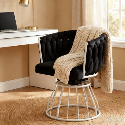 Chaise de bureau confortable à dossier pivotant Comfy