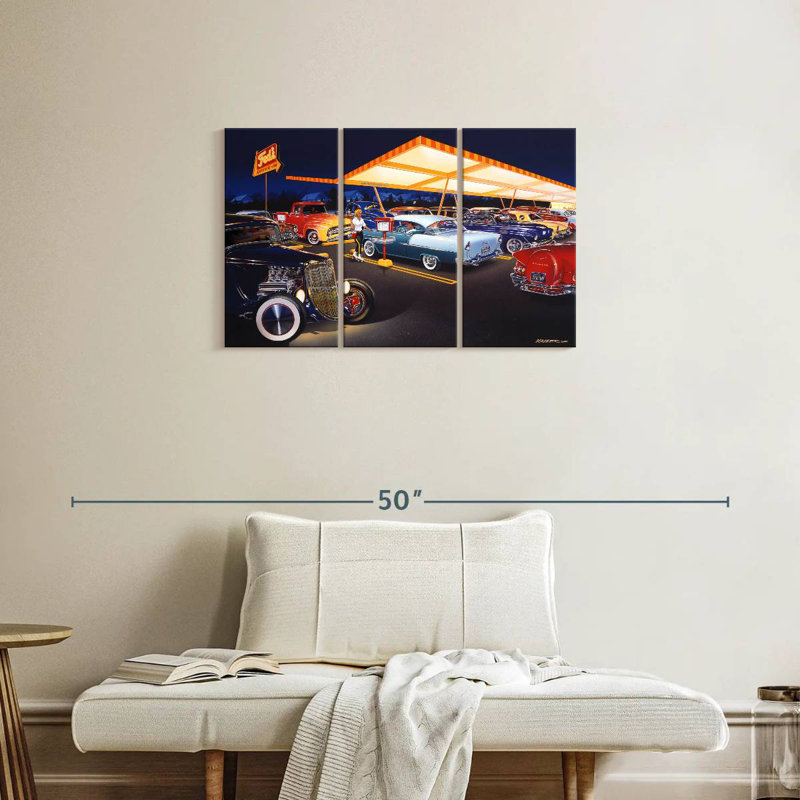 Mehar Ted's Drive-In, 20" H x 33" W