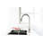 Stainless Steel High Arc Pull Out Sink Faucet - Brushed Nickel Single Level Kitchen Tap For Efficient Water Utilization Handle In Spray Head Convenient Access