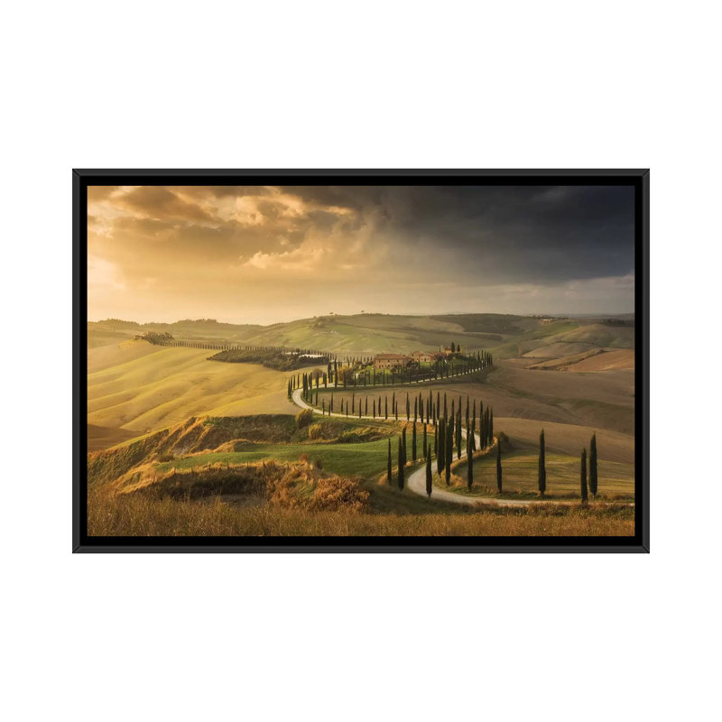 Tuscany by Daniel Kordan - Print on Canvas, Black Framed, 152.5 cm H x 101.5 cm W