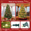 4FT Decorative Lighted Christmas Tree with 527 Tips and 150 Warm White LED Lights - Metal Stand-2040266278