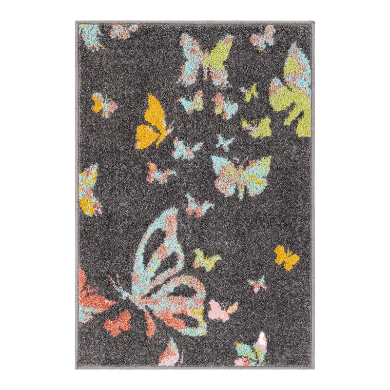 Tapis pour enfant Unique Loom Butterflies, Rectangle 2 pi 2 po x 3 pi 1 po