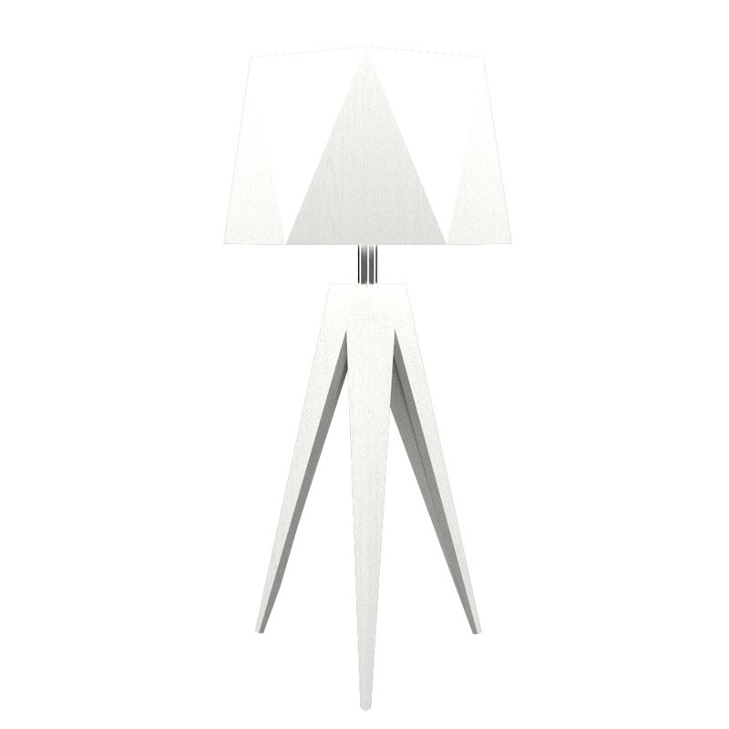 Facetado Desk Lamp, Organic White