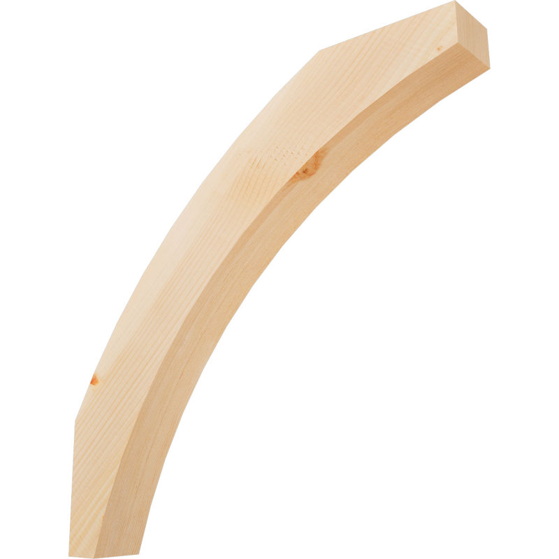 Genouillère Thorton, Sapin Douglas de 3 1/2 po (lisse), 26 po X P 26 po H