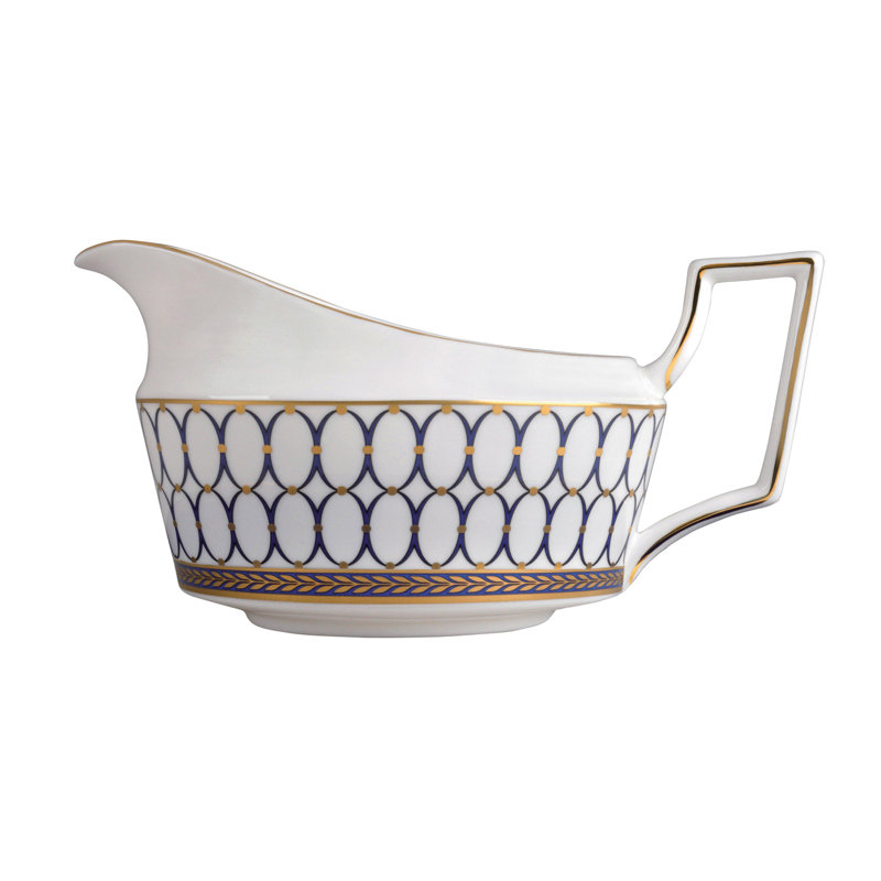 Wedgwood Renaissance Gold Fine Bone China Gravy Boat