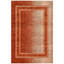 Tapis Sardis moderne à motifs mosaïques abstraites, orange, rouge et crème, lavable à la machine, antidérapant, à poils courts, pour l'intérieur et l'extérieur, adapté aux animaux domestiques, idéal pour le salon, la chambre, la salle à manger, l'entrée, le couloir ou le bureau.-1464869826