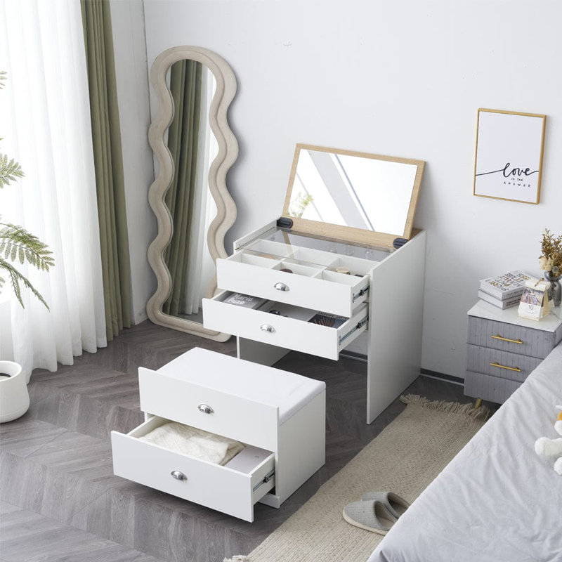 Selveta Dressing Table with Mirror