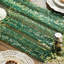 6 chemin de table en gaze or vert 120 pouces 10pi