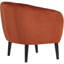 Chaise d'appoint Modern Burnt