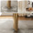 Modern Sintered Stone Dining Table With Gold Metal Base (55.1")-38223443-38223442
