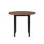 Ensemble de table de comptoir rond 5 pièces 42 po avec siège en tissu Jeremy
