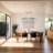 Hertford 6-Light Steel Dimmable Linear Chandelier -2057452405