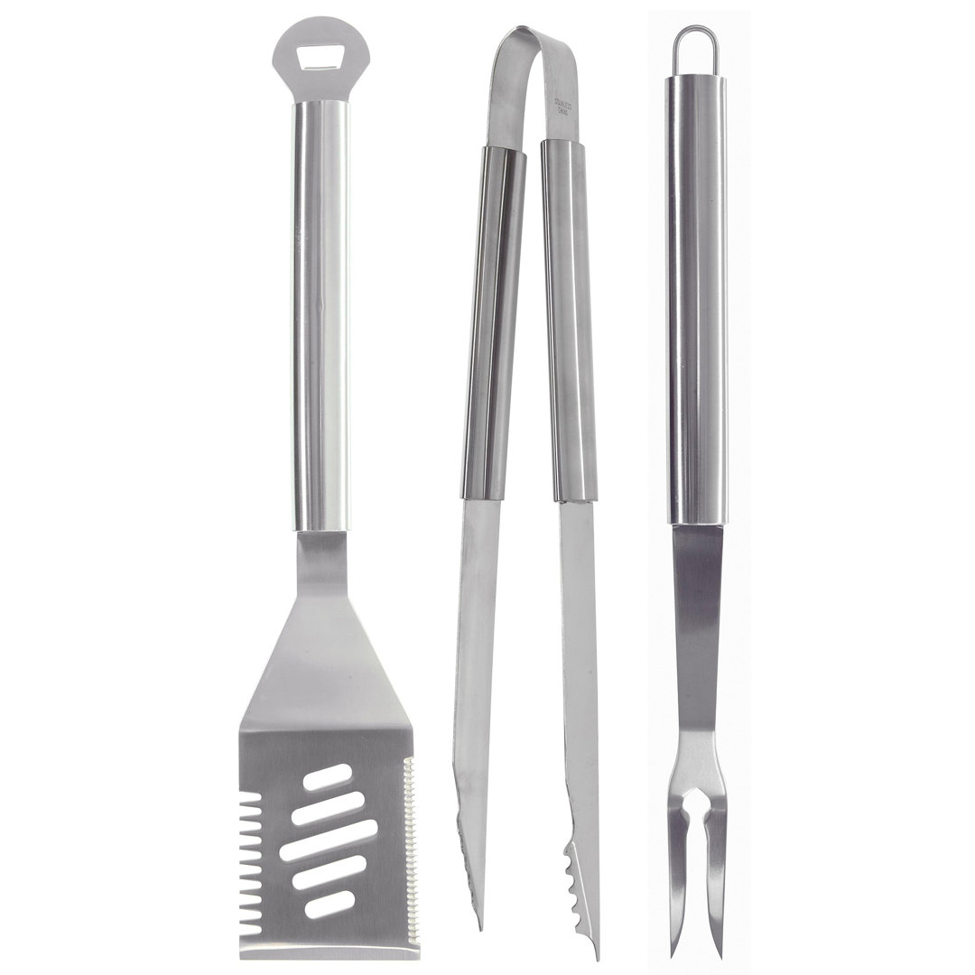 3-Piece Grilling Tool Set Mr. Bar-B-Q