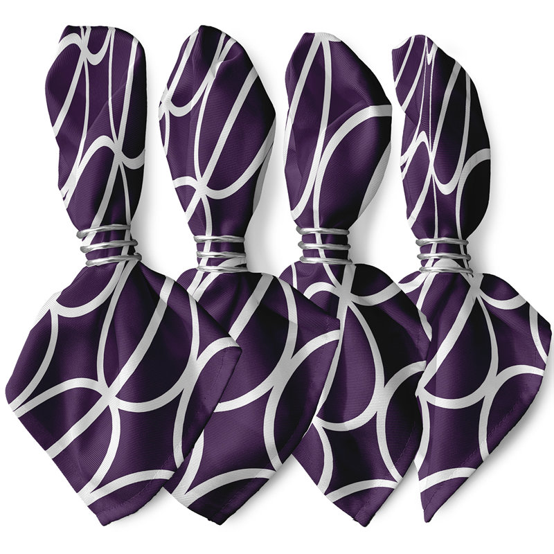 Ensemble de serviettes 4 pièces Noxon, Mauve