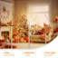 Warm White Copper Wire Tree Shaped Light(Set Of 3)