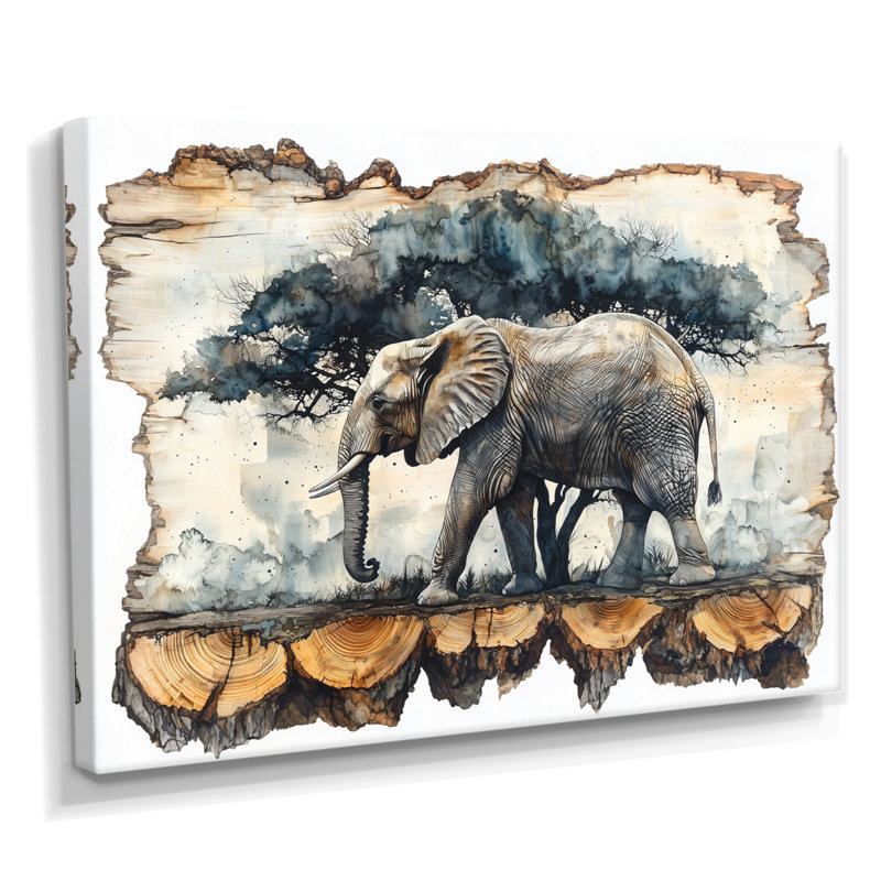 Halford - Animals Wall Art, H 12 po x l 20 po, Toile tendue, Ne s’applique pas