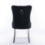 Luxie Set Of 2  Upholstered Dining Chairs With Metal Steel Legs-119402120