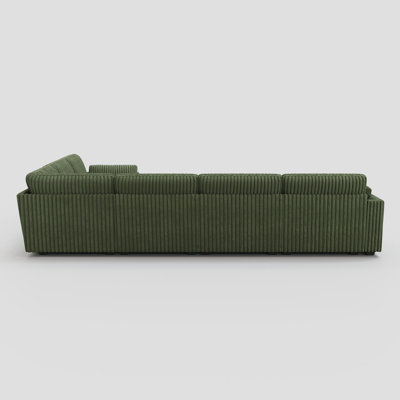 137.8" W U-Shaped Modular Sectional